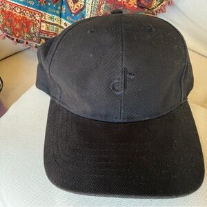 Black TikToc Baseball Cap